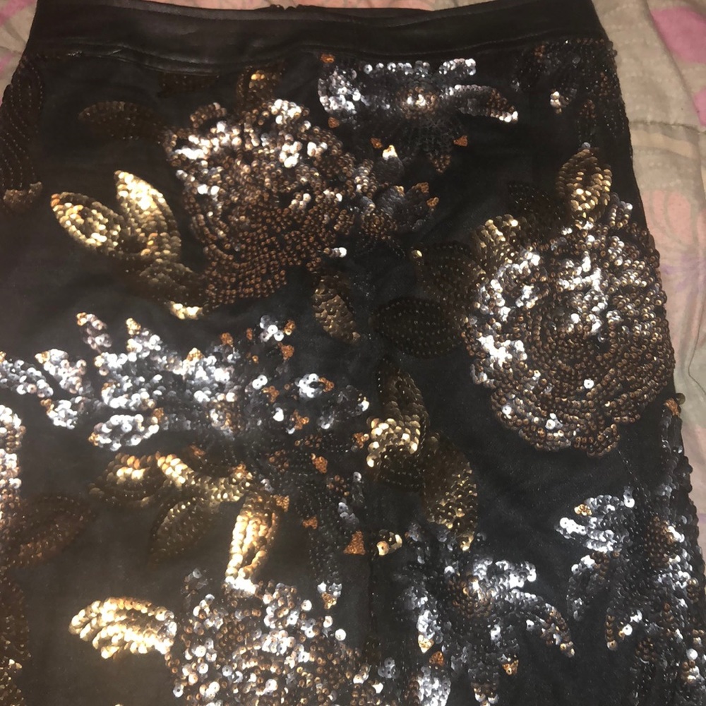 Black Sequins skirt